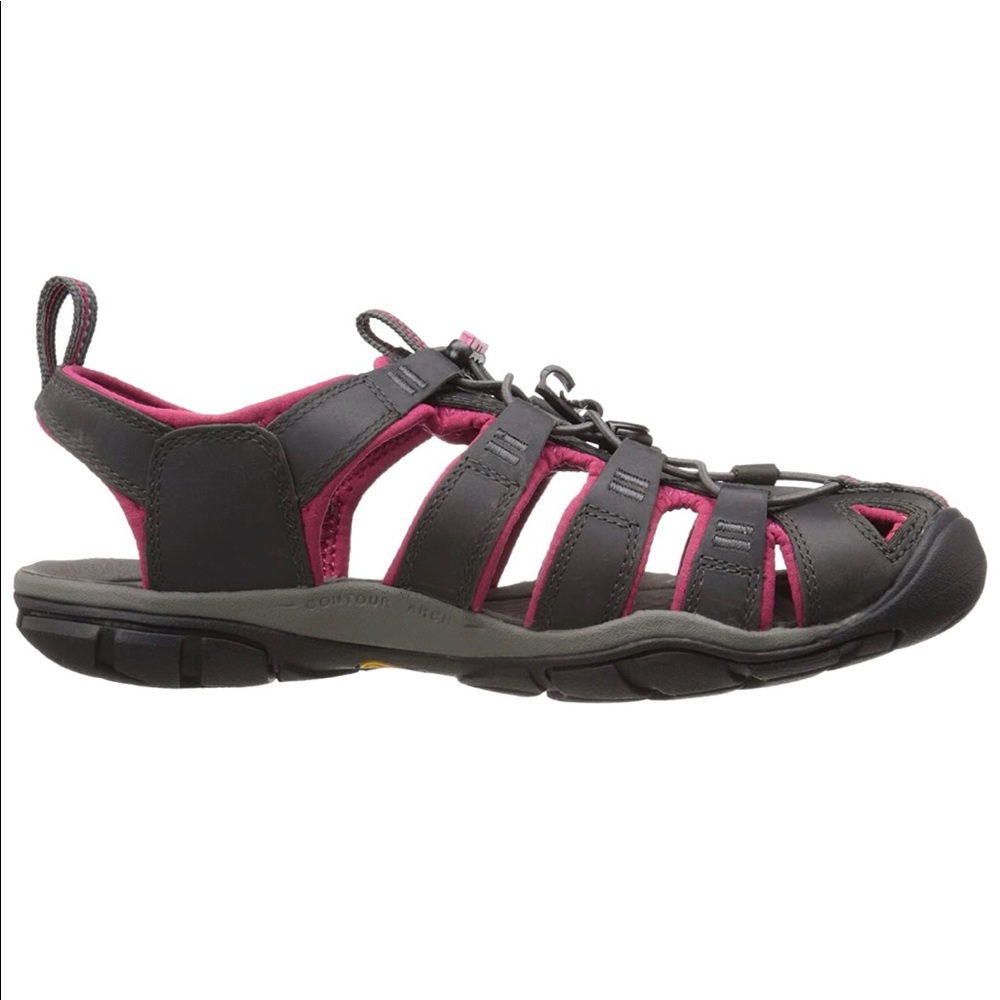 NWB Keen Clearwater CNX Leather Sandals Wmns Sz 5 - Picture 5 of 9